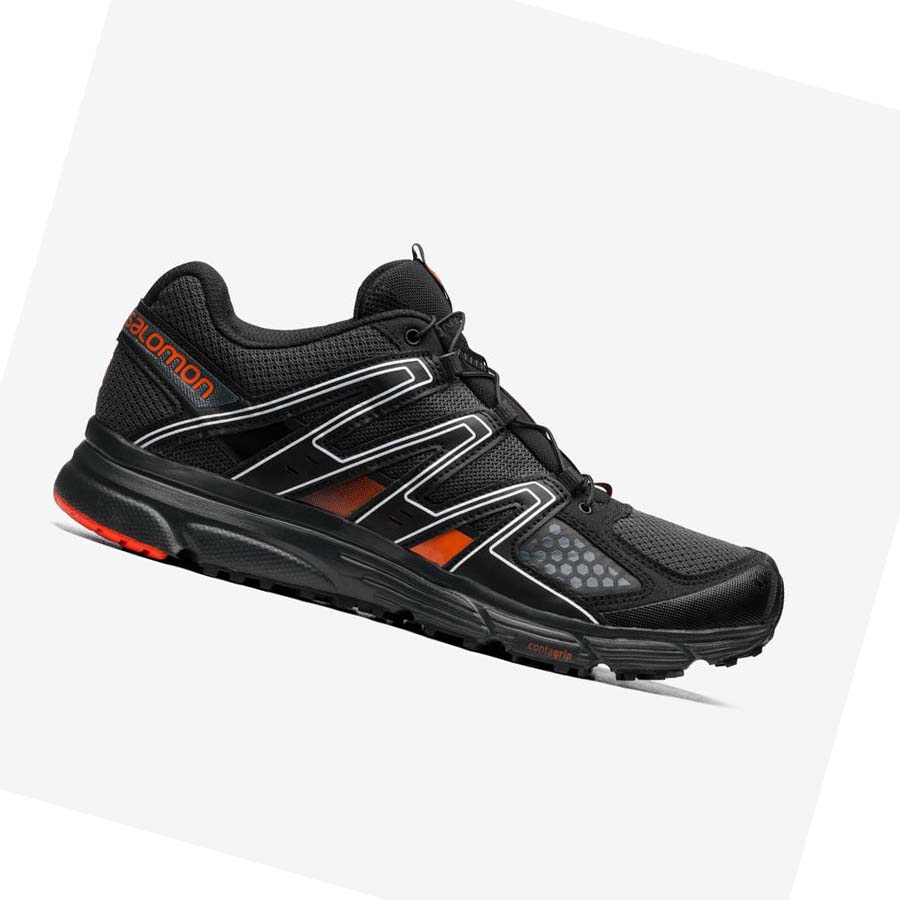 Salomon X-MISSION 3 Tornacipő Női Fekete Piros | HU 2963BEX